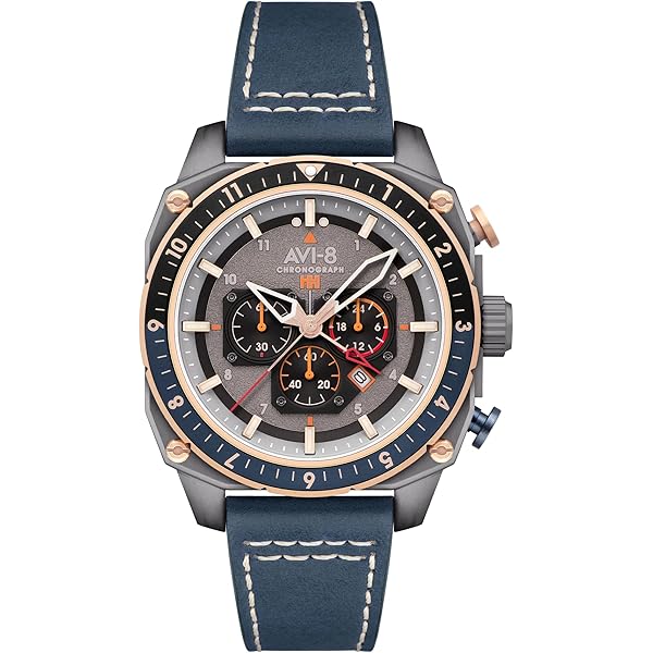 Amazon.com: AVI-8 Men's 44mm Hawker Hunter Atlas GMT Automatic